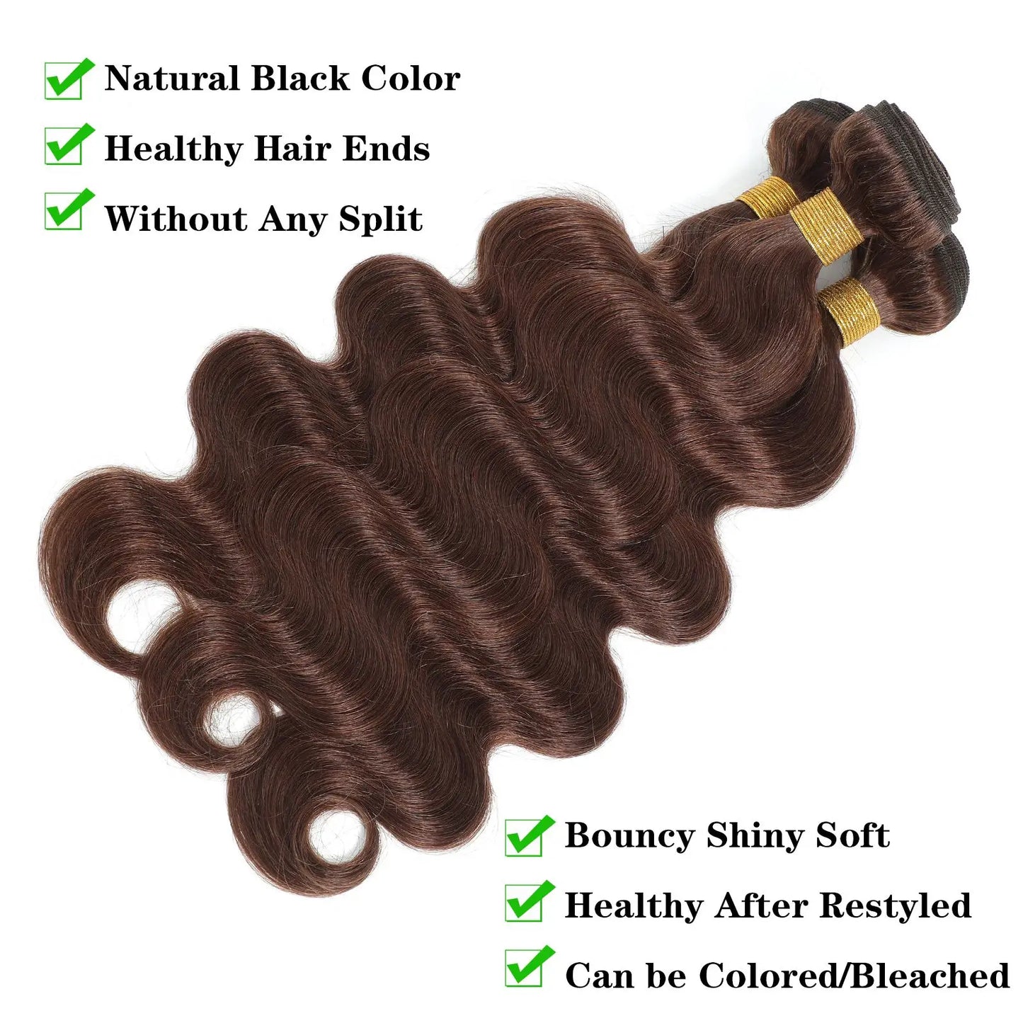 Body Wave Bundles - Human Hair (Two Colors Available)
