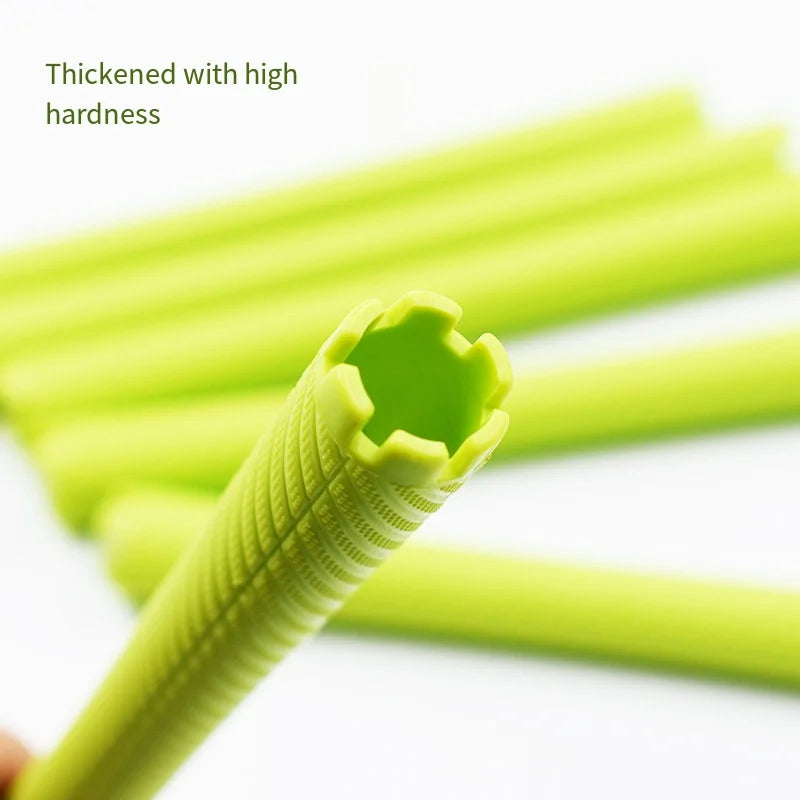 6pcs Heatless Lengthened Hair Roller Stick Perm Tools Hollow Design Spiral Hair Curlers Magic Curls DIY Curly Hair Styling Kit