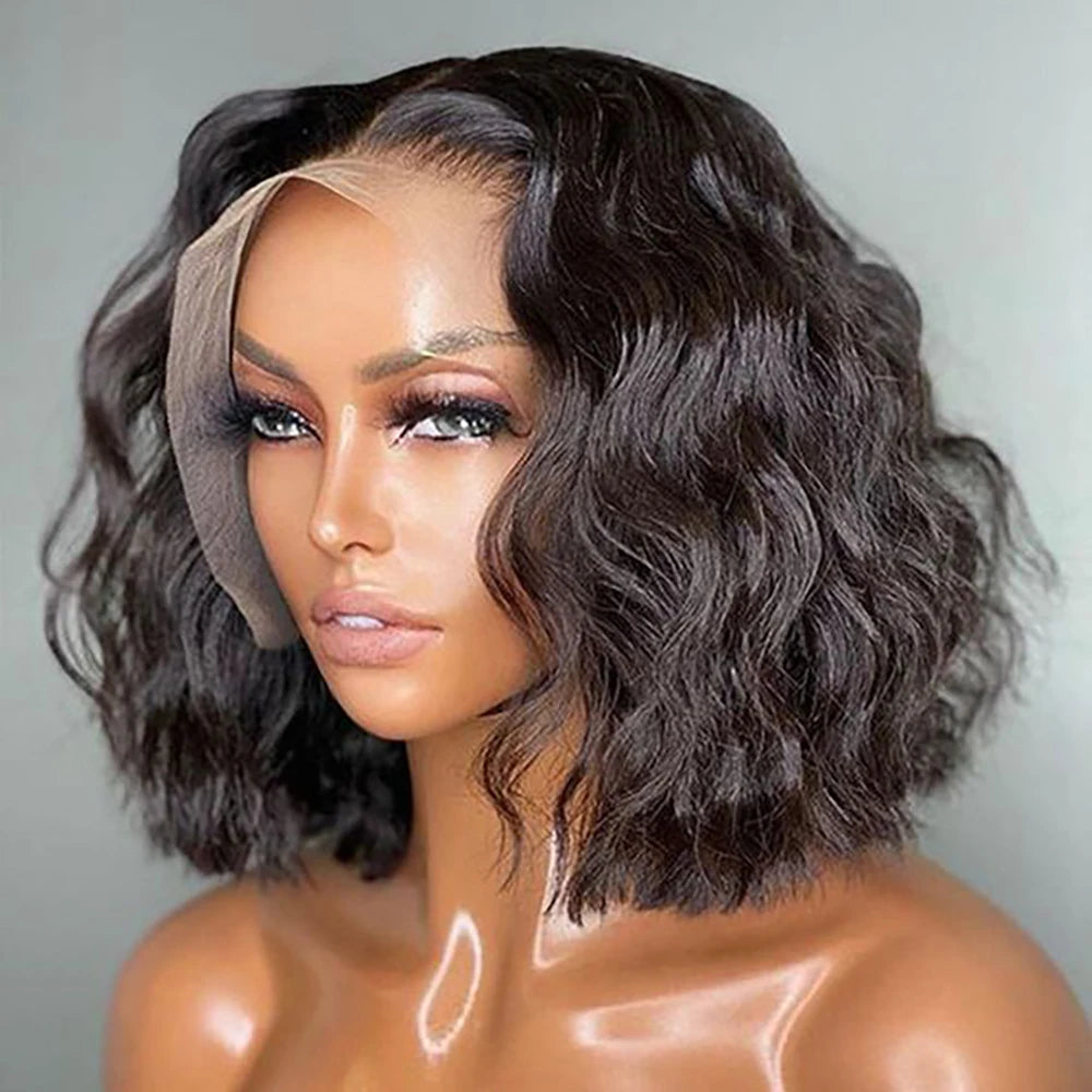 Loose Body Wave Bob - HD Glueless Pre-plucked Lace Front Human Hair Wig
