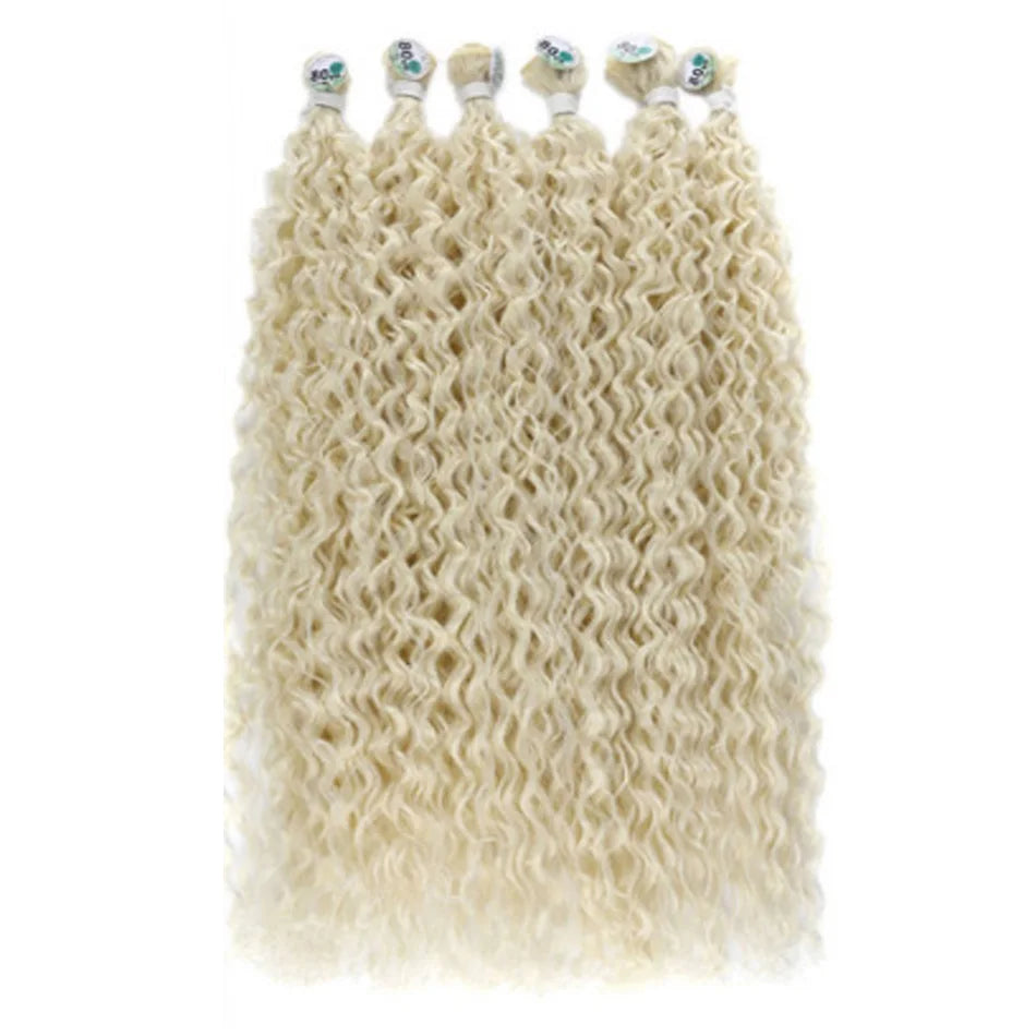 Kinky Curly Bundles Synthetic Hair - Various Colors Available