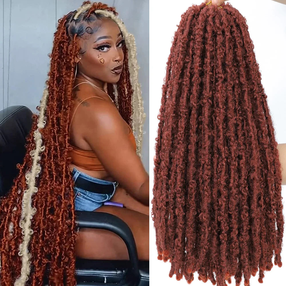 Butterfly Locs Synthetic Crochet Hair - Various Colors Available