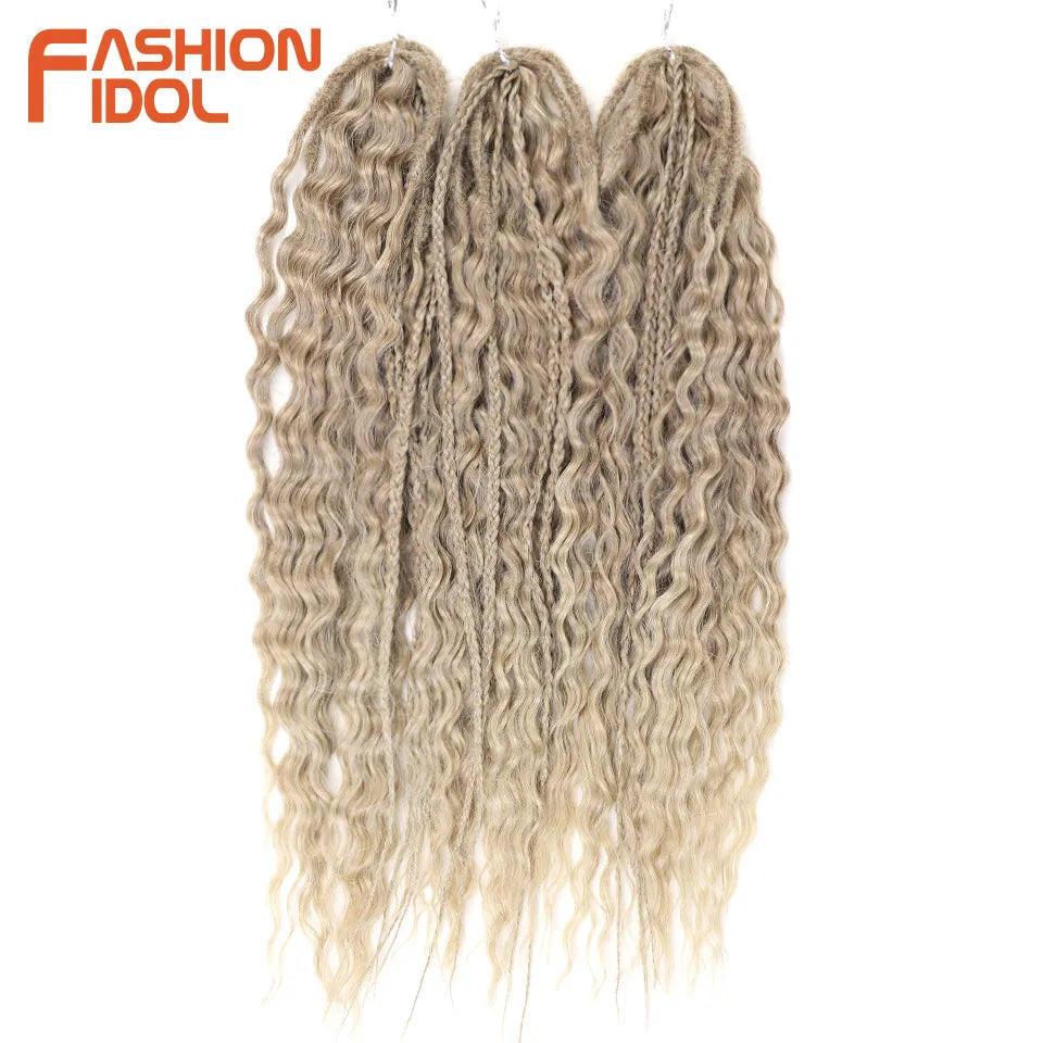Water Wave Synthetic Crochet Hair 24 Inch - Various Colors Available