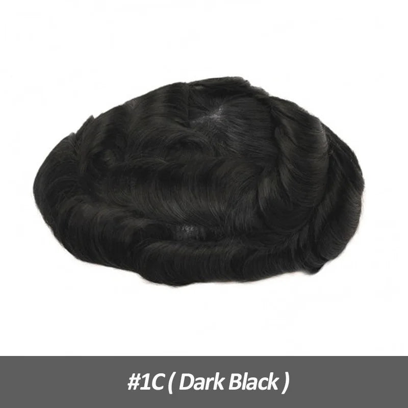 Straight Human Hair Replacement (Toupee) Injection Skin, Hair Capillary Prosthesis