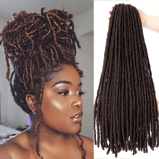 Synthetic Faux Locs Crochet Hair - Various Colors Available