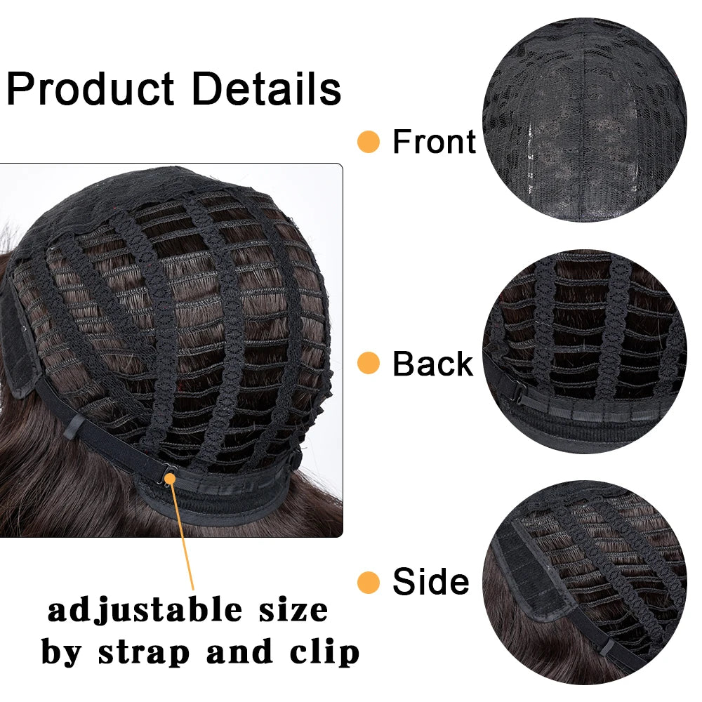 Synthetic Curly Wigs With Bangs - Various Colors Available