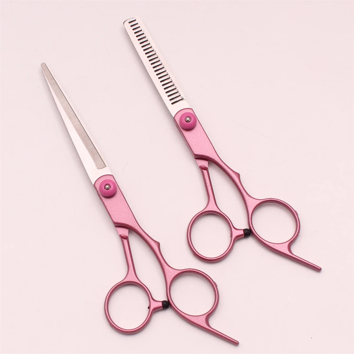 6" Stainless Steel Hair Shears and Scissors - Set & Sold Separately