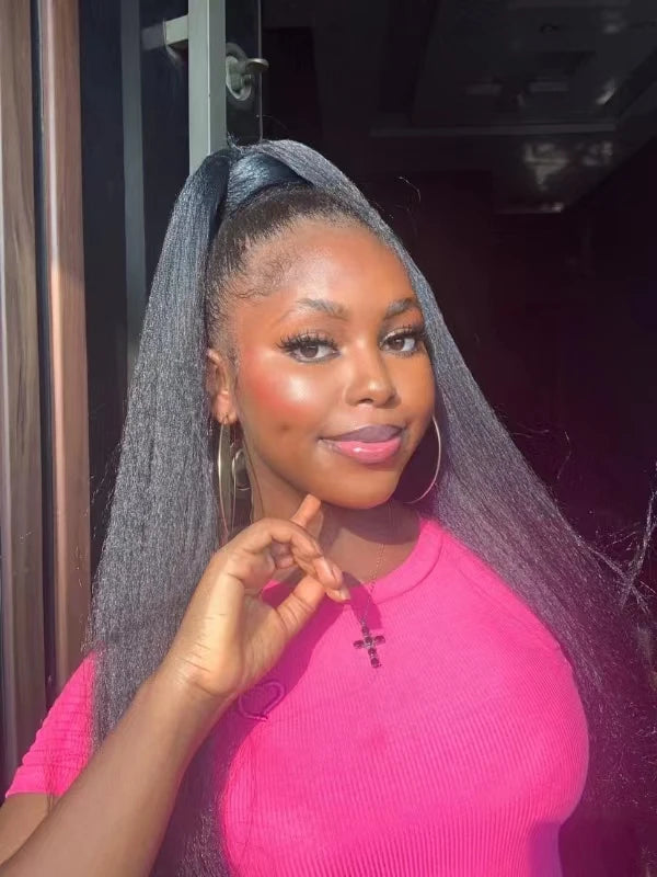 Kinky Straight Bundles Synthetic Hair Extension Crochet/Braiding