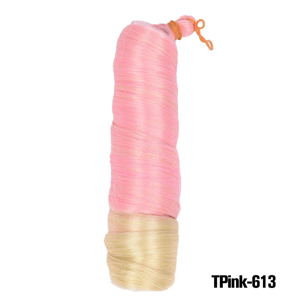 Loose French Spiral Curl Synthetic Pre-Stretched Braiding Hair