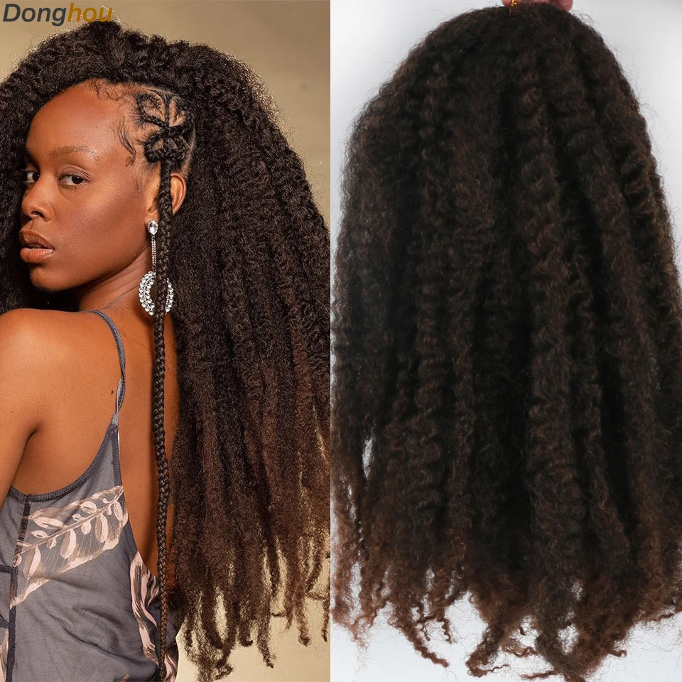 18 Inch Synthetic Marley Braiding Hair - Various Colors Available