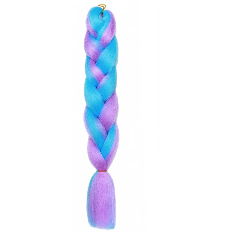 24Inch Synthetic Yaki Jumbo Braiding Hair - Various Colors Available