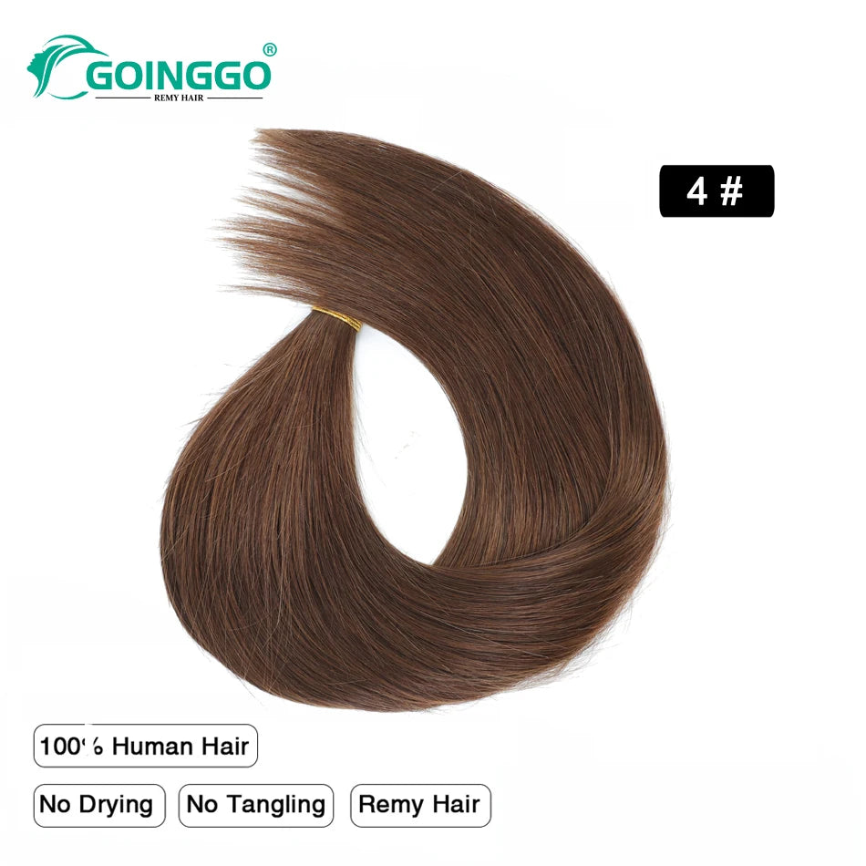 Straight V Part Human Hair Wig - Various Colors Available