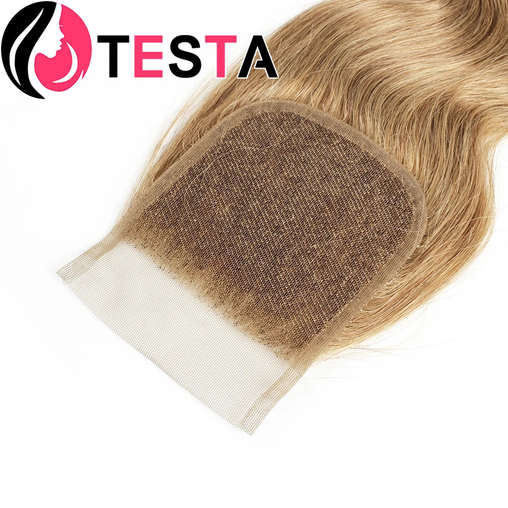 Remy Hair Pre Plucked Swiss Lace 4X4 Lace Straight Transparent Closure