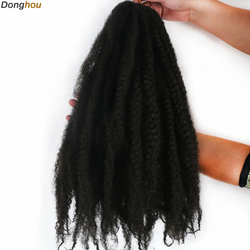 18 Inch Synthetic Marley Braiding Hair - Various Colors Available
