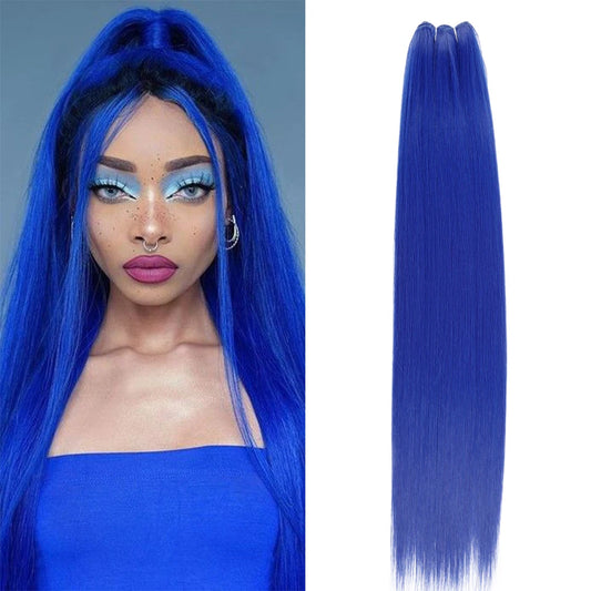 Yaki Straight Synthetic Hair Bundles - Various Colors Available