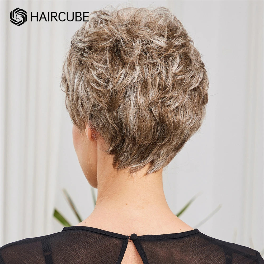 Short Pixie Cut Wigs - Kanekalon Synthetic Hair