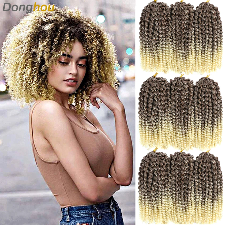 Curly Passion Twist Synthetic Crochet Hair - Various Colors Available