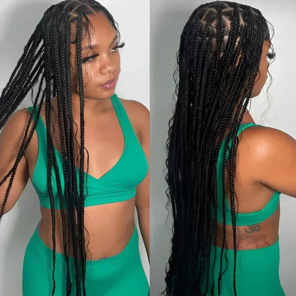 Brazilian Deep Wave Human Hair Braiding -  (Boho Braids)