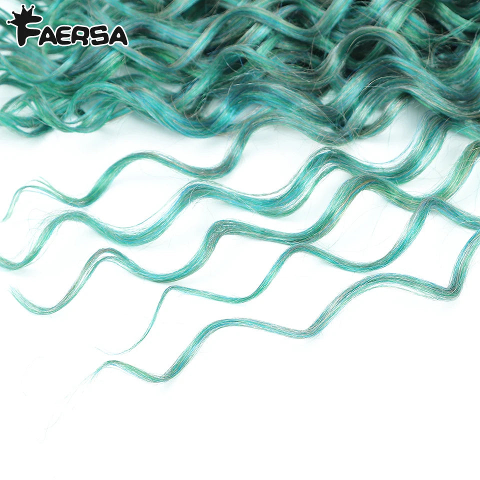 Deep Wavy Twist Synthetic Crochet Hair