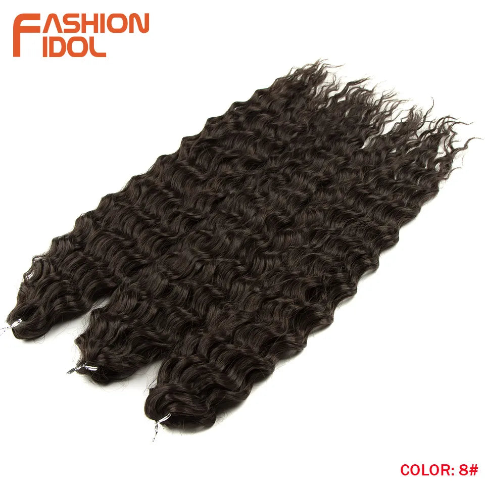 Water Wave Synthetic Crochet Hair - Various Colors Available