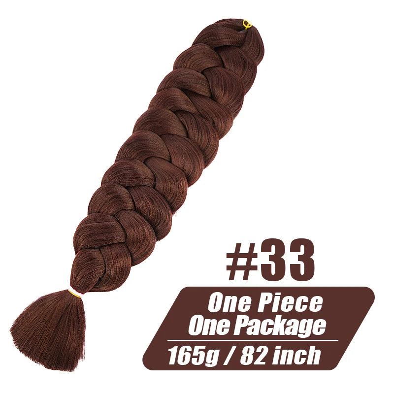 Xpression Pre Stretched Synthetic Braiding Hair - Various Colors Available