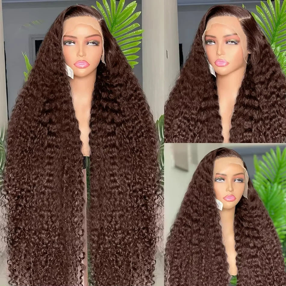 Deep Water Wave Curly - HD Lace Frontal Human Hair Wig