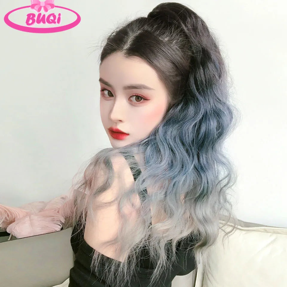 Body Wave Claw Clip On Synthetic Ponytails - Various Options Available