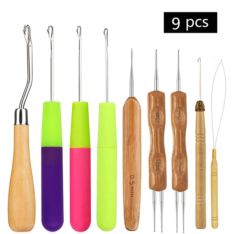 Plastic Crochet Hook Tool for Hair - Other Options Available