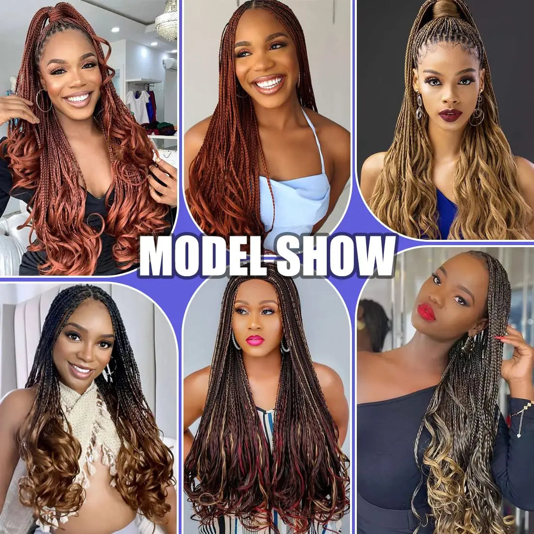 Pre-Stretched French Curly Synthetic Braiding Hair