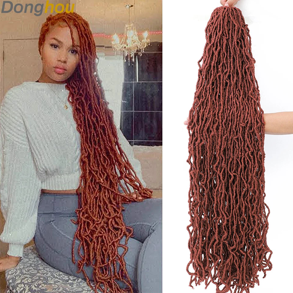 Faux Locs Crochet Synthetic Hair - Various Colors Available