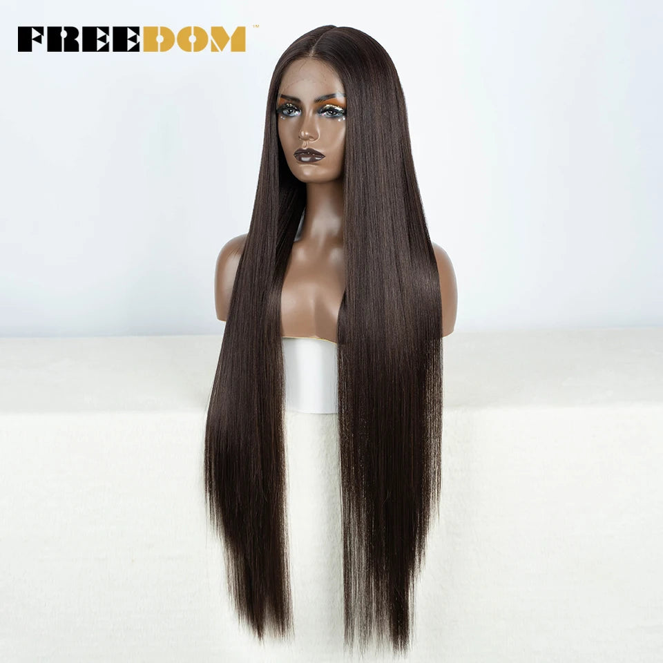 Straight Synthetic Lace Front Wigs - Various Colors Available