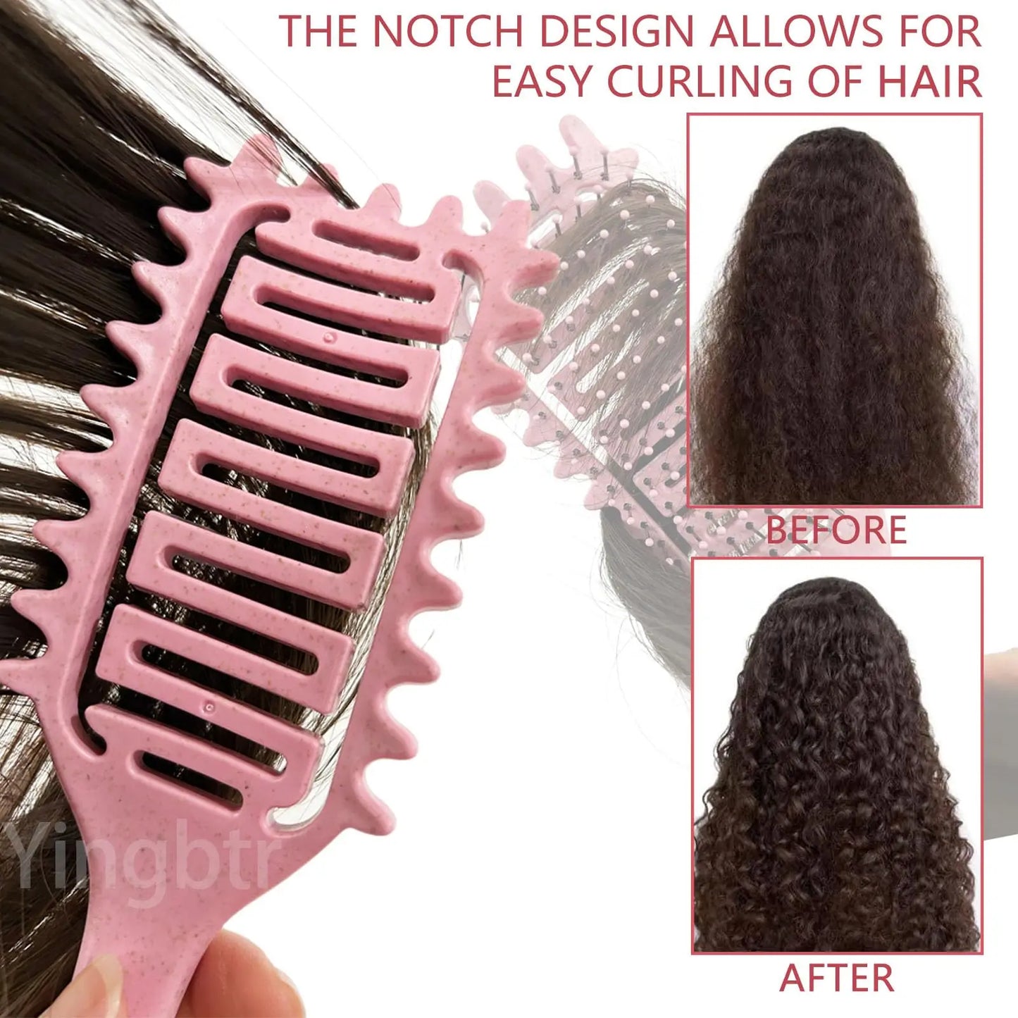 Multi-purpose Hair Styling Brush - Various Colors Available