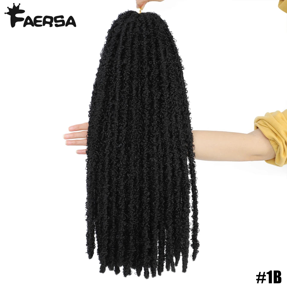 Butterfly Locs Crochet Synthetic Hair - Various Colors Available