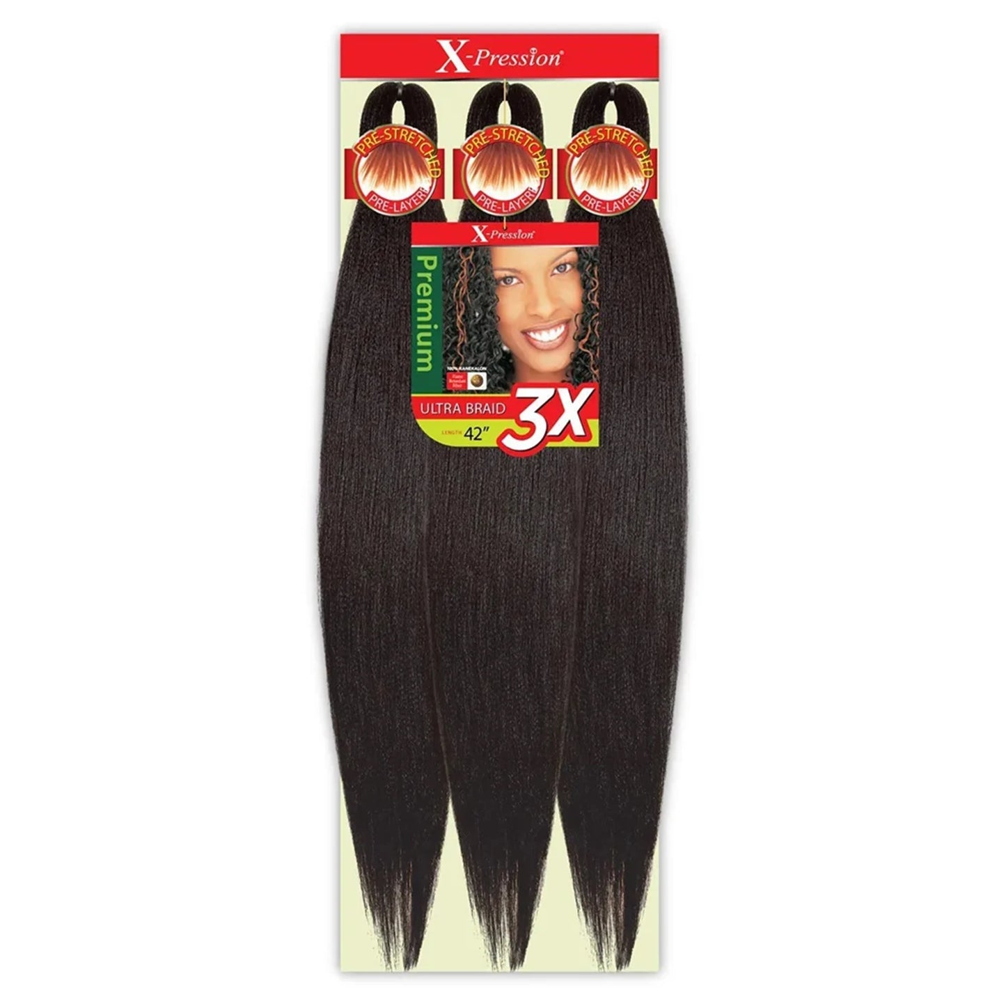 Sensational Xpression Pre-stretched Yaki Braiding Hair