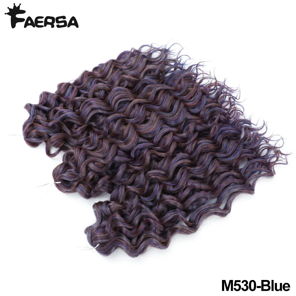 Deep Wavy Twist Synthetic Crochet Hair
