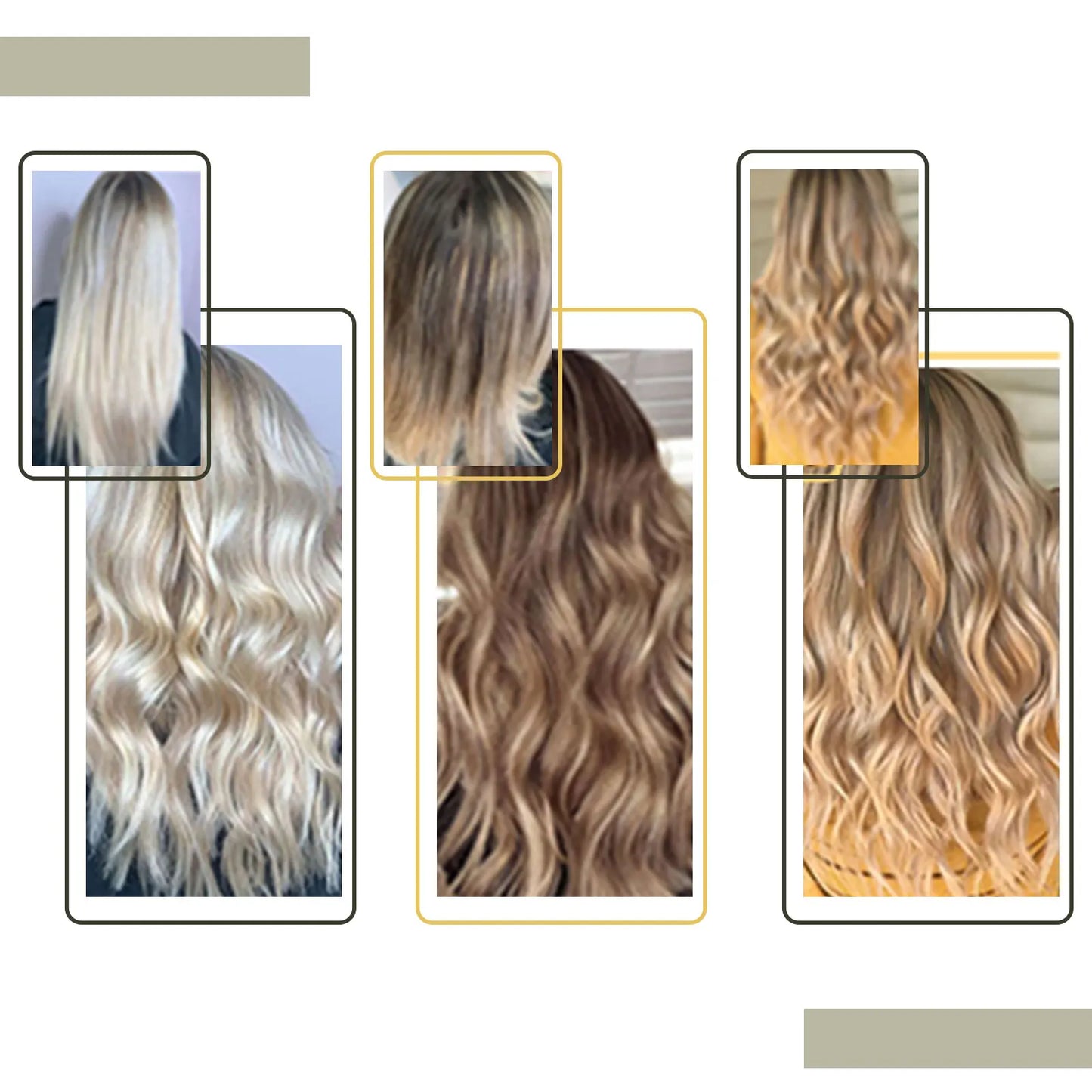 Straight Human Hair Clip-in Extensions, 7Pcs 80 &105g  - Various Colors Available