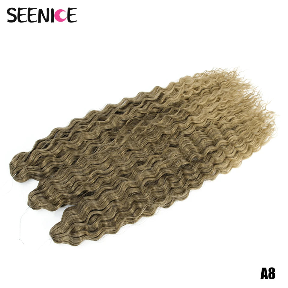 Synthetic Water Wave Twist Crochet Hair - Various Colors Available