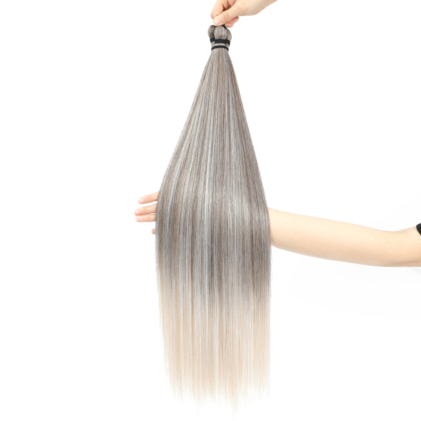 Straight Bundles Synthetic Crochet Hair Synthetic