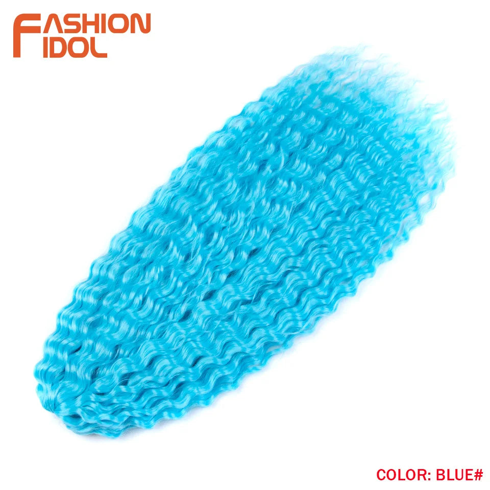 Water Wave Synthetic Crochet Hair - Various Colors Available