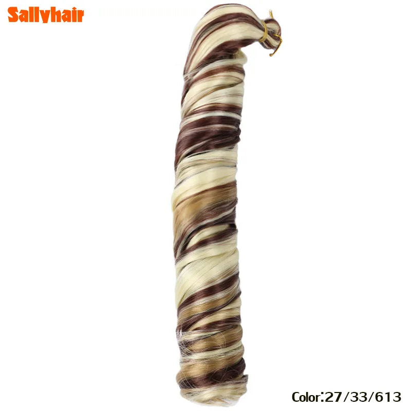 Synthetic French Spiral Curly Pre-Stretched Braiding Hair