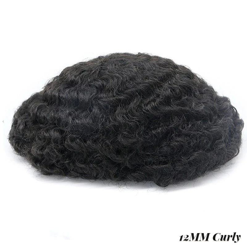 Kuin Kinky Curly - Injection PU Prosthesis Hair System - Various Options Available