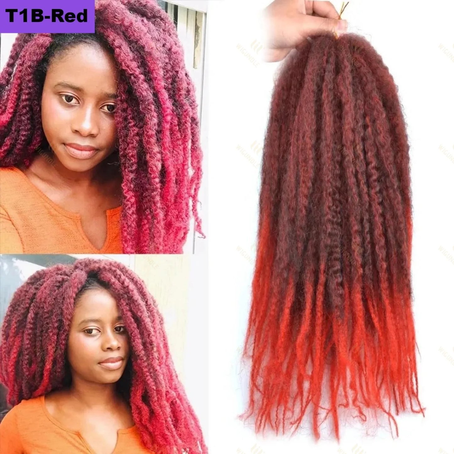 Marley Twists Synthetic Braiding/Crochet Hair - Various Colors Available