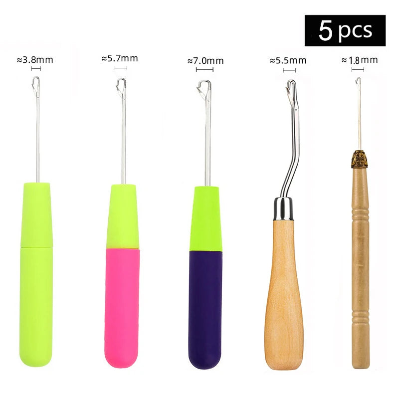 Plastic Crochet Hook Tool for Hair - Other Options Available