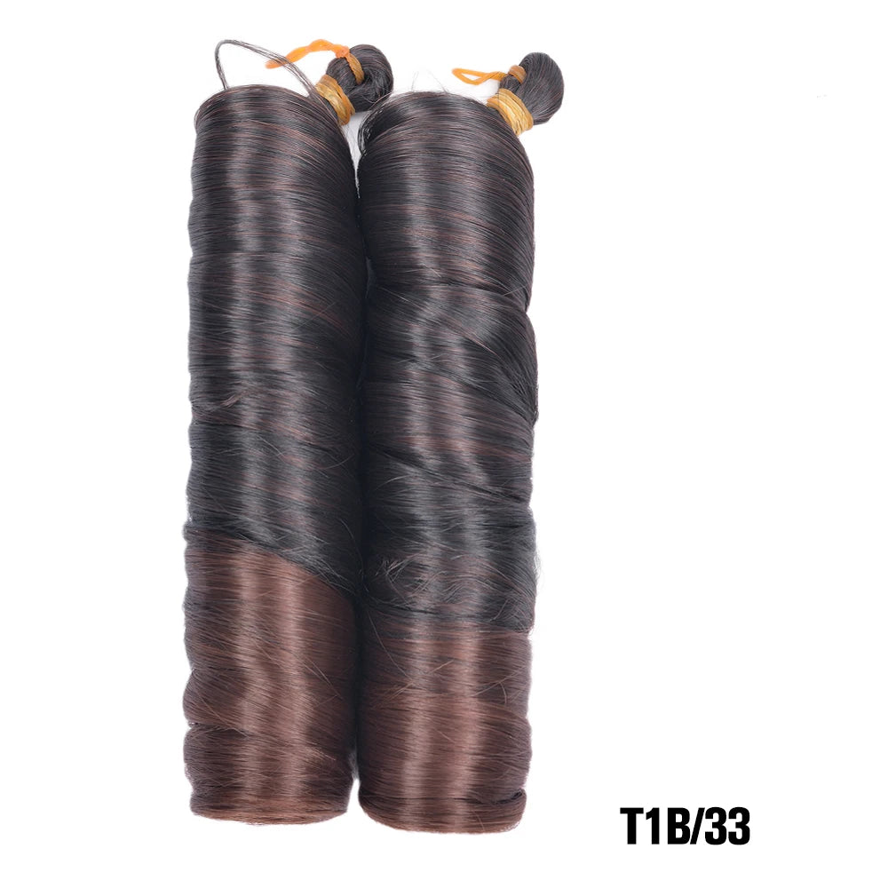 Loose French Spiral Curl Synthetic Pre-Stretched Braiding Hair