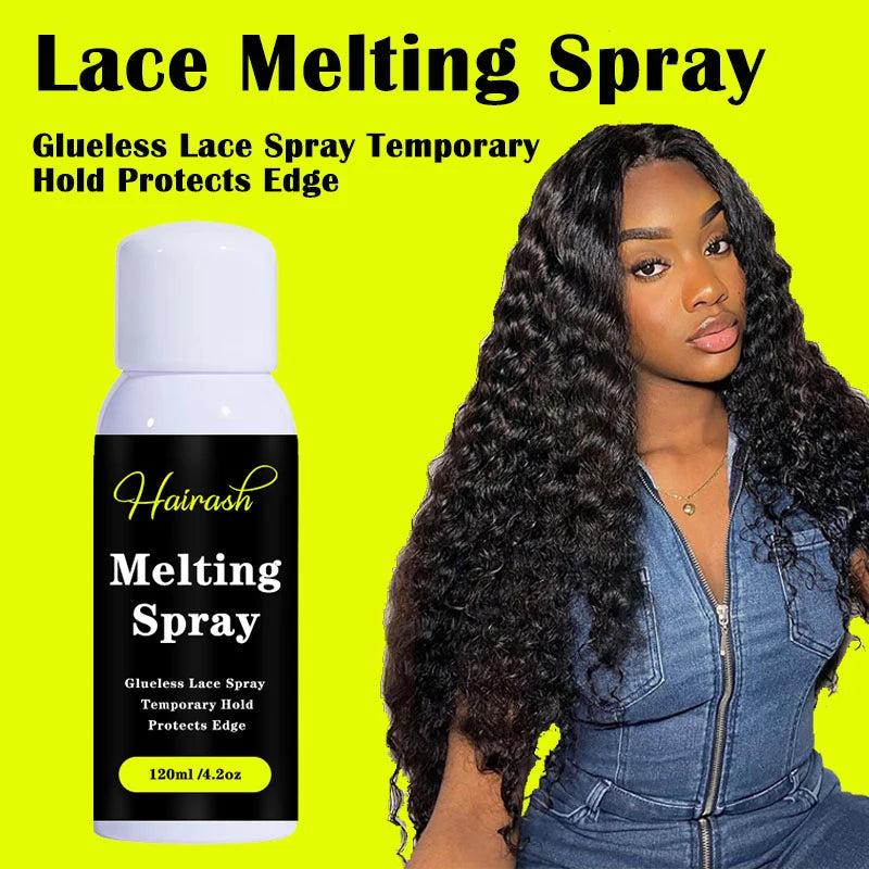 Wig Installation Kit Set includes : Melting Spray, Lace Tint Mousse, Wig Glue Waterproof  & Glue Remover