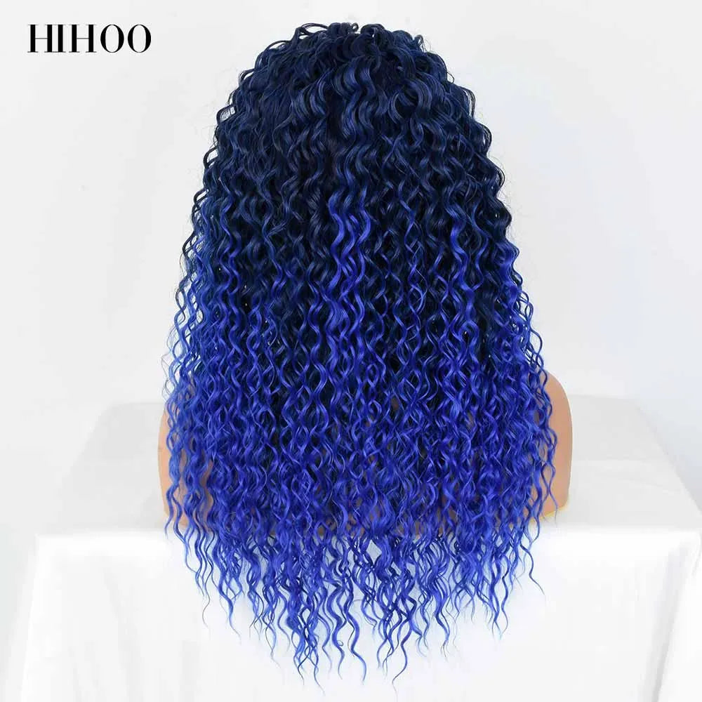Synthetic Deep Water Wave  Headband Wig - Various Colors Available