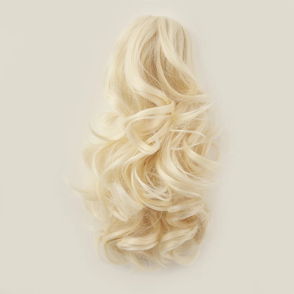 Short Synthetic Curly Claw Clip On Ponytails