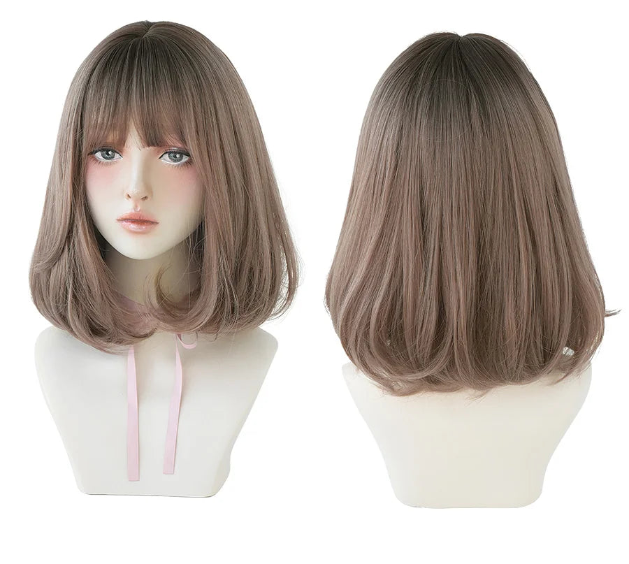 Short Bob Synthetic Wig - Various Colors Available