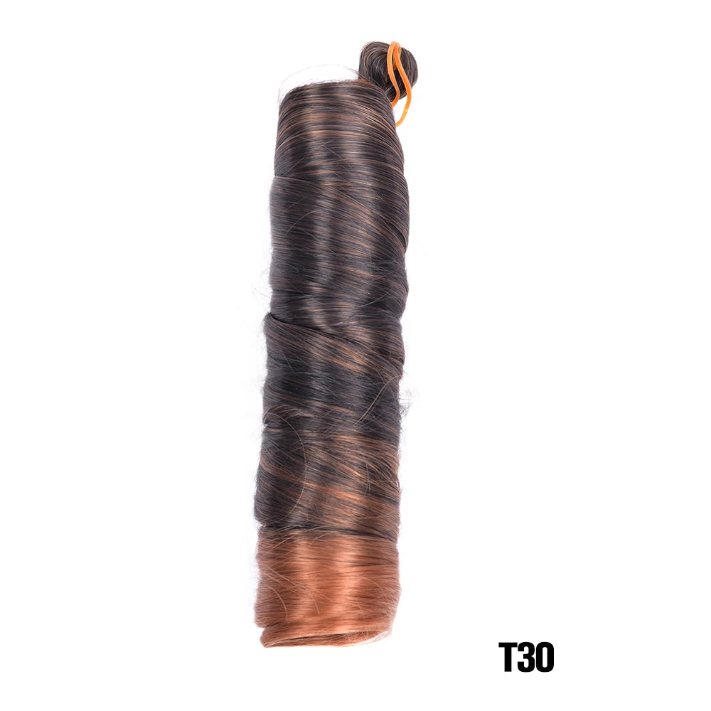 Loose French Spiral Curl Synthetic Pre-Stretched Braiding Hair