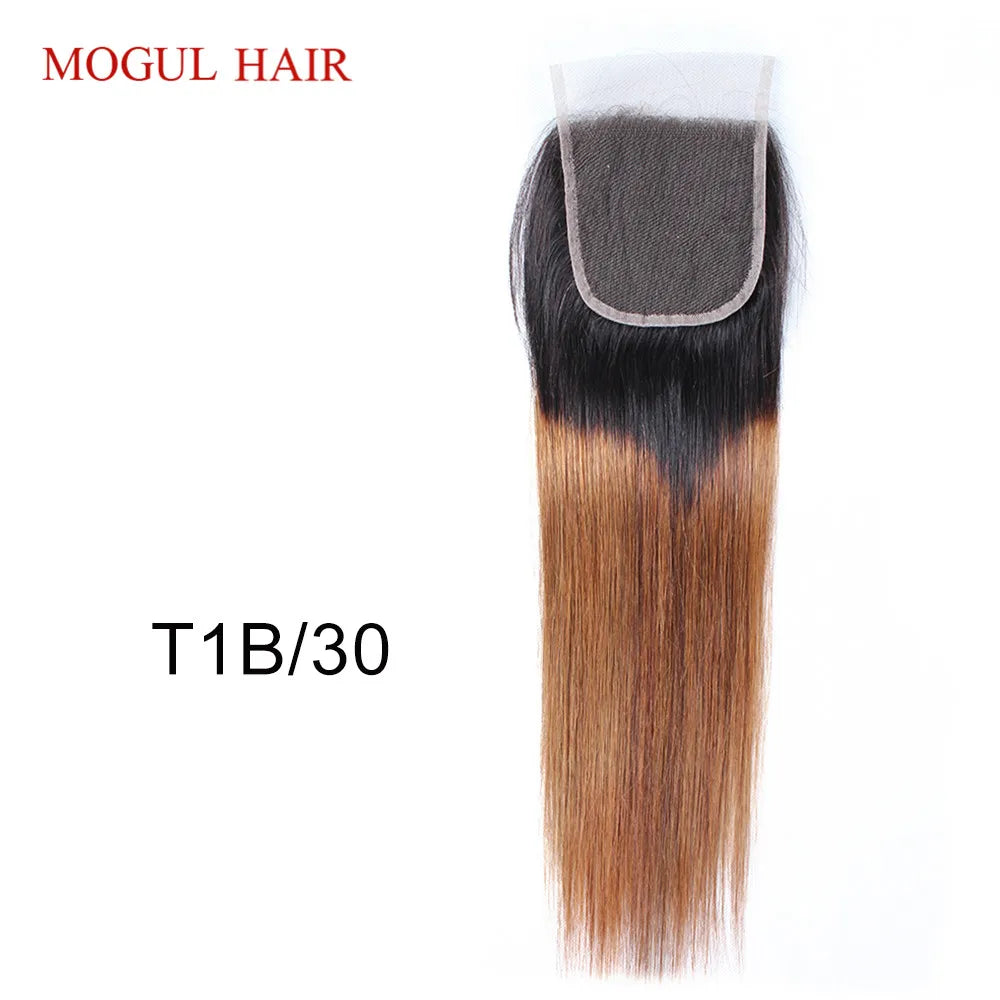 Straight Remy  Human Hair Transparent Lace & Closure - Various Options Available