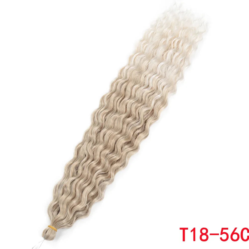 Water Wave Synthetic Crochet Hair - Various Colors Available